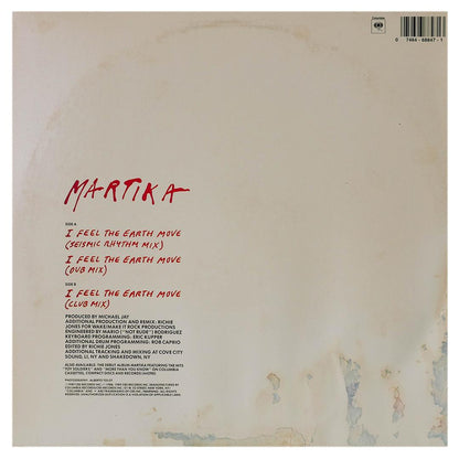 MARTIKA - I FEEL THE EARTH MOVE | 12" MAXI SINGLE USADO