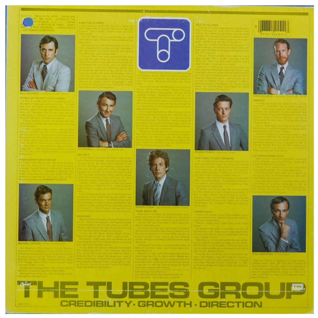 TUBES - THE COMPLETION BACKWARD PRINCIPLE | VINILO USADO