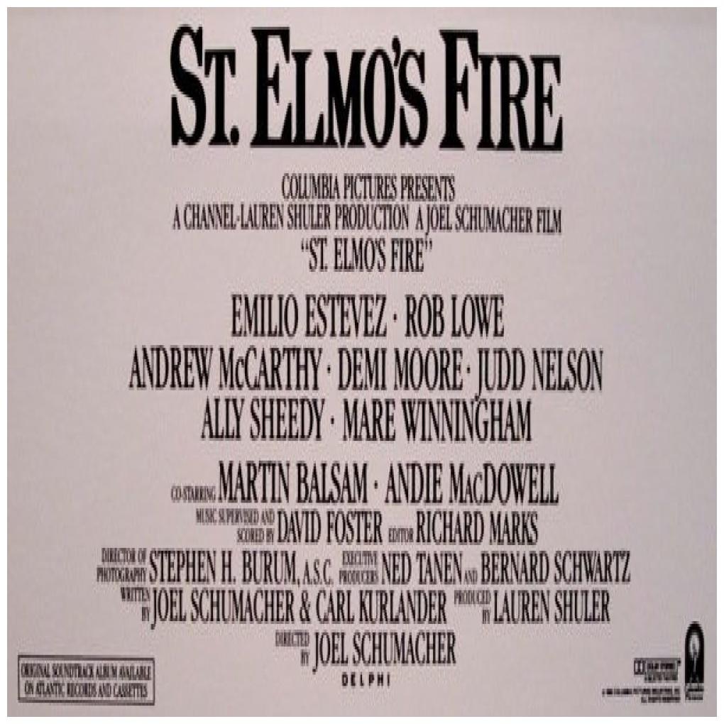 ST. ELMO'S FIRE - O.S.T. | VINILO USADO
