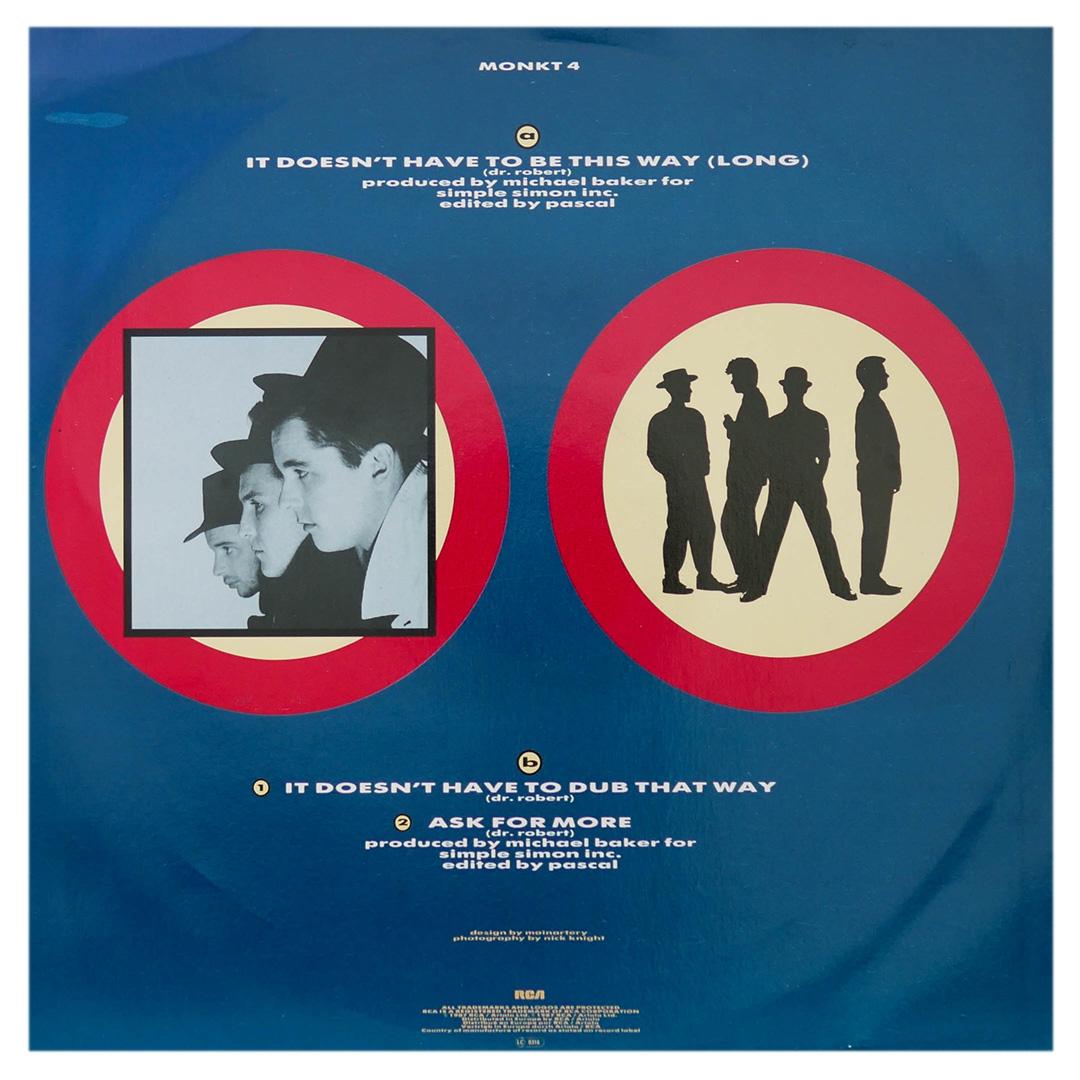 BLOW MONKEYS - IT DOESN T HAVE TO BE THIS WAY  | 12" MAXI SINGLE USADO