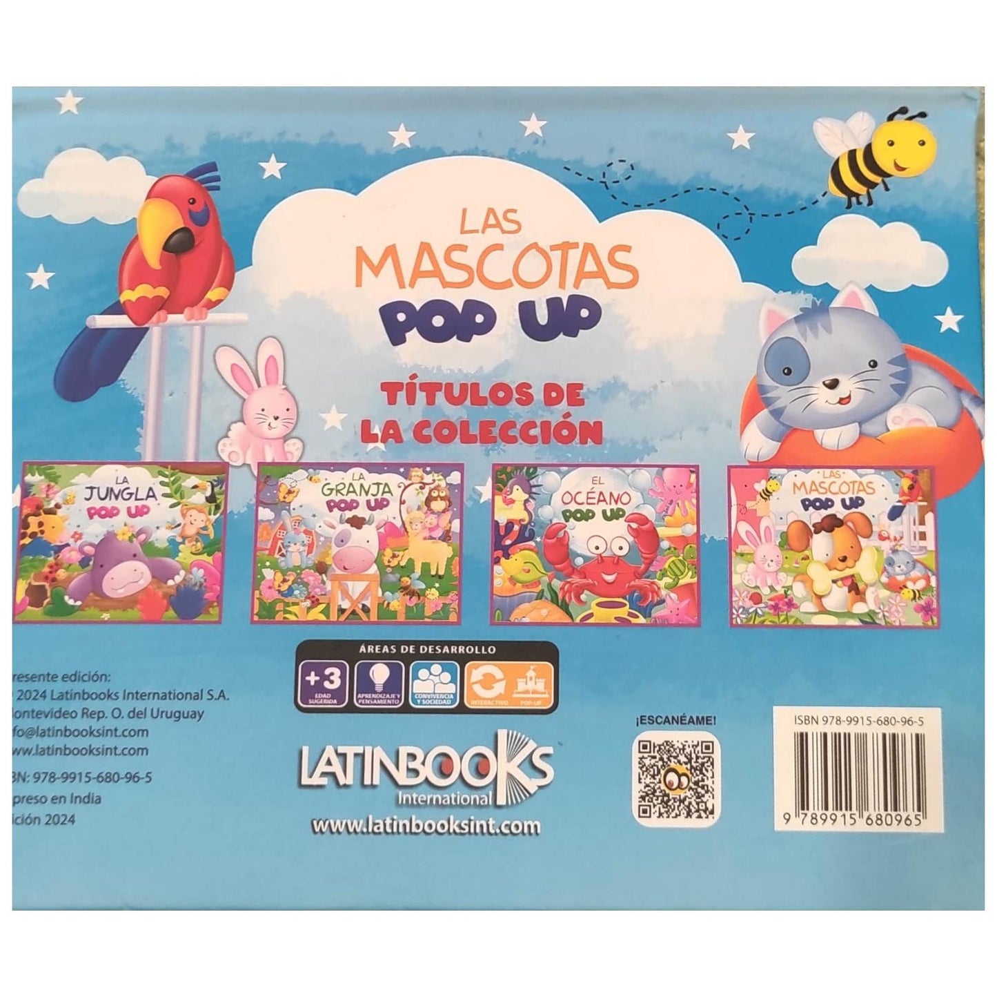 POP UP PEQUES - LAS MASCOTAS (TAPA DURA) - EQUIPO EDITORIAL | LIBRO