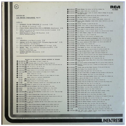 LOS INDIOS TABAJARAS - LOS EXITOS DE LOS INDIOS TABAJARAS VOL. II | VINILO USADO
