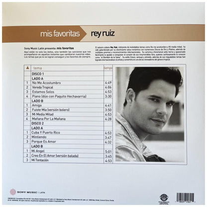 REY RUIZ - MIS FAVORITAS (2LP) (LIGHT BEIGE VINYL) | VINILO