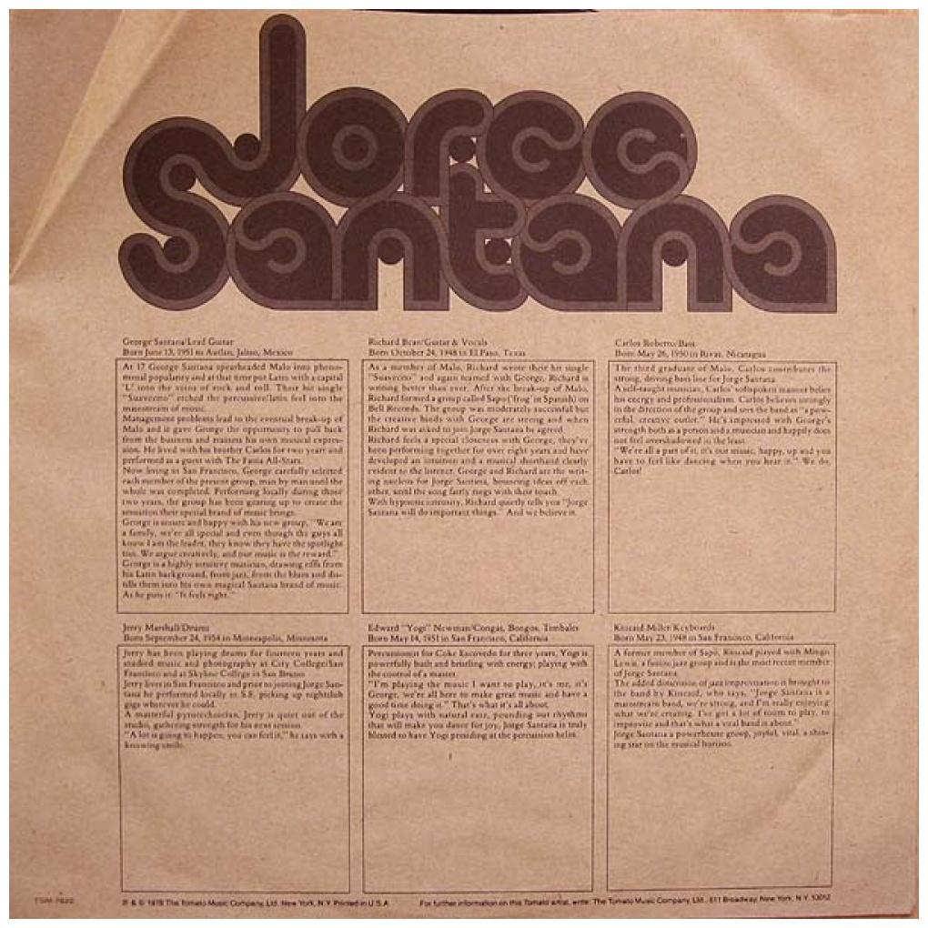 JORGE SANTANA - JORGE SANTANA | VINILO USADO