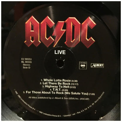AC DC  - LIVE (2LP) | VINILO