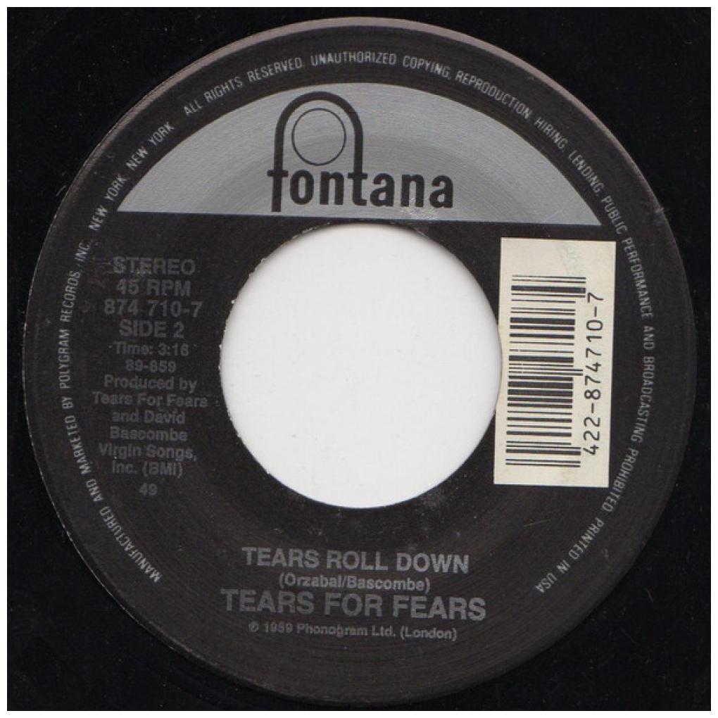 TEARS FOR FEARS - SOWING THE SEEDS OF LOVE | 7" SINGLE USADO
