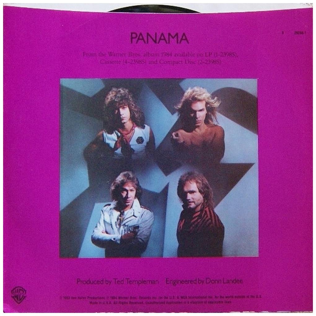 VAN HALEN - PANAMA | 7" SINGLE USADO