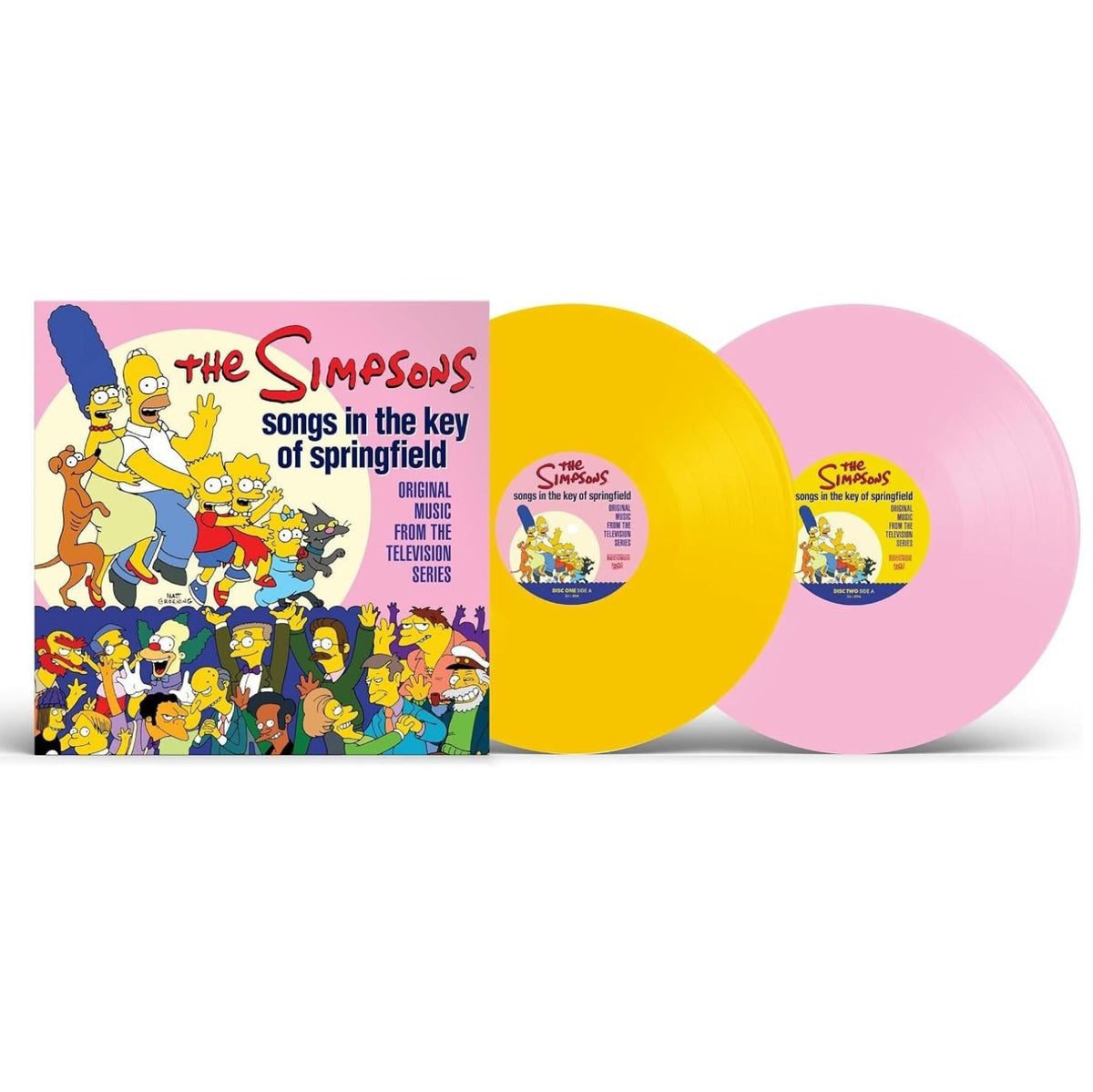 (PREVENTA) THE SIMPSONS - SONGS IN THE KEY OF SPRINGFIELD (ORIGINAL MUSIC TELEVISION SERIES) (2LP) (YELLOW/PINK VINYL)   | VINILO