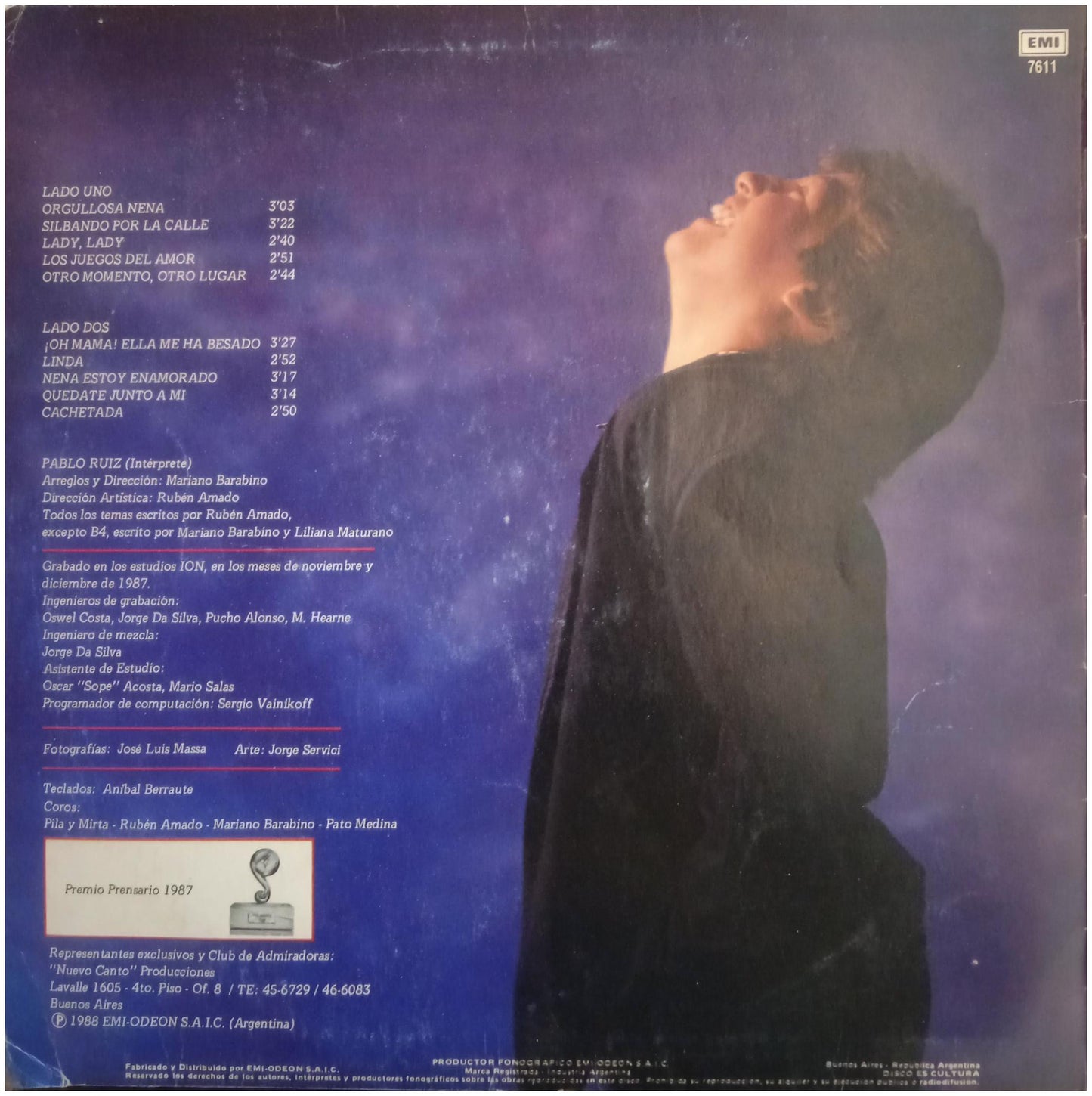 PABLO RUIZ - UN ANGEL | VINILO USADO