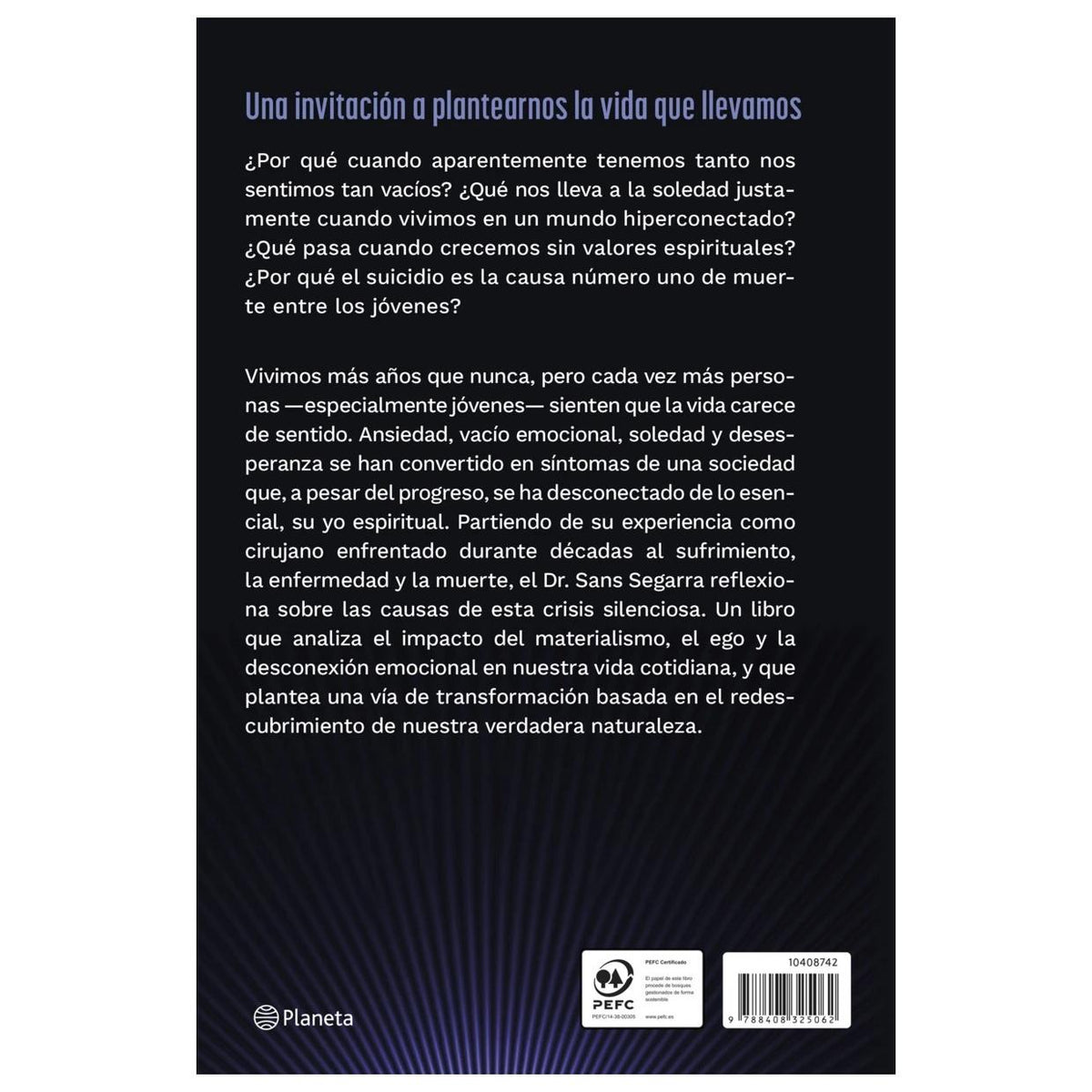 LA HUMANIDAD EN CRISIS (TAPA RÚSTICA) - DR. MANUEL SANS SEGARRA | LIBRO