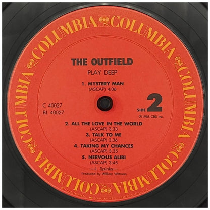 OUTFIELD - PLAYDEEP (PROMO COPY) | VINILO USADO