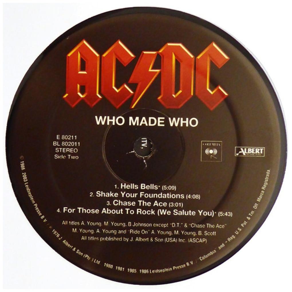 AC DC - WHO MADE WHO | VINILO