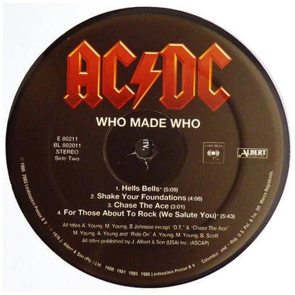 AC DC - WHO MADE WHO | VINILO