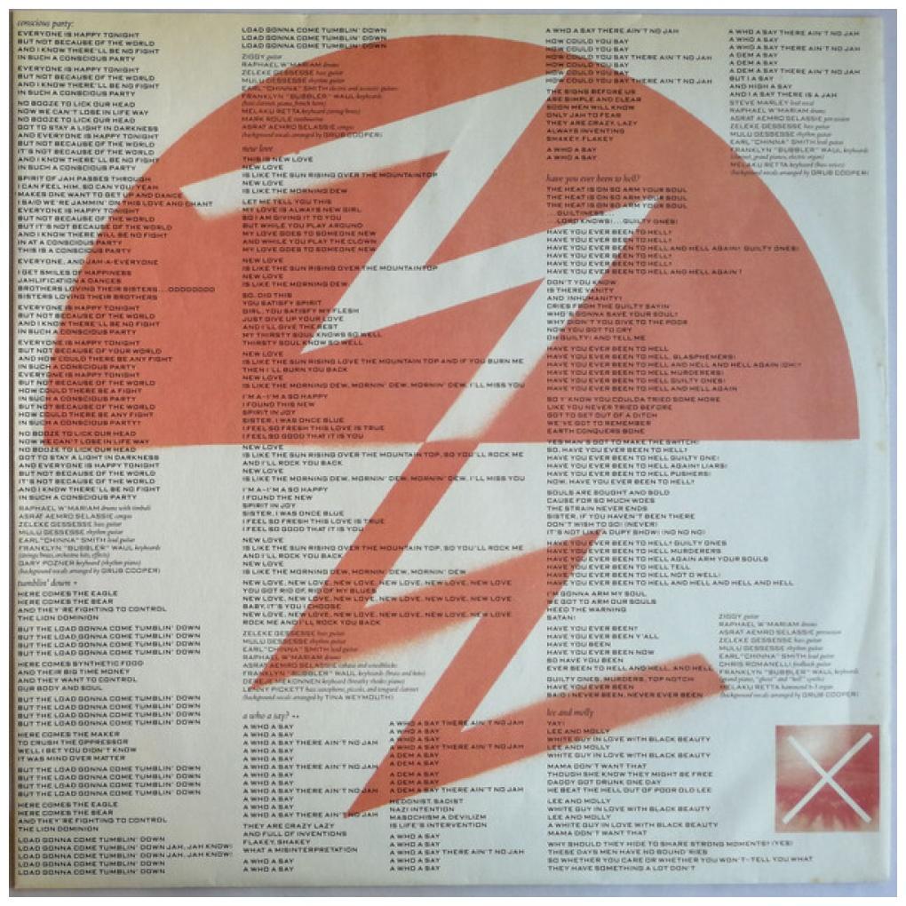 ZYGGY MARLEY AND THE MELOSY MAKERS - CONSCIOUS PARTY | VINILO USADO