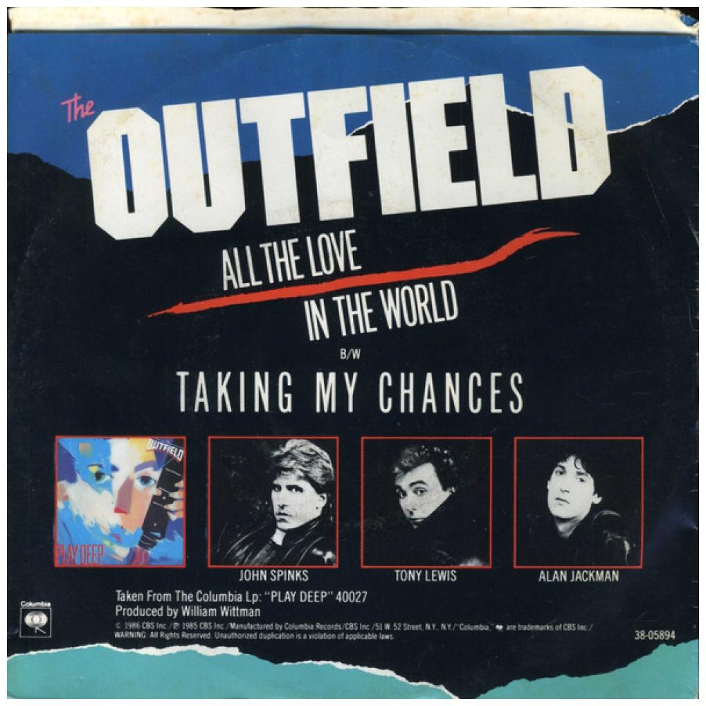 OUTFIELD - ALL THE LOVE IN THE WORLD | 7" SINGLE USADO