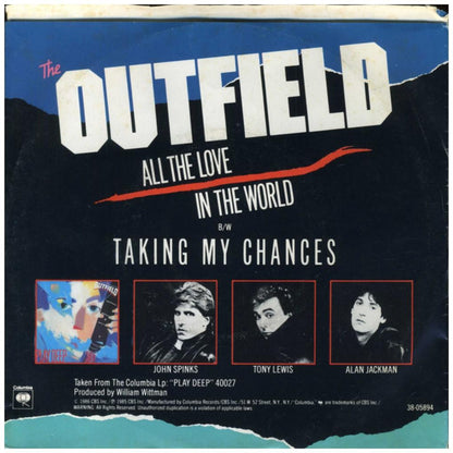 OUTFIELD - ALL THE LOVE IN THE WORLD | 7" SINGLE USADO