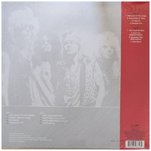 GUNS 'N ROSES - GREATEST HITS (EXCLUSIVE LTD EDITION) (TRANSLUCENT RED/BLACK SPLATTER VINYL) | VINILO