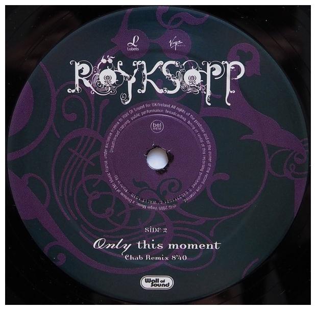 ROYKSOPP - ONLY THIS MOMENT | 12" MAXI SINGLE USADO
