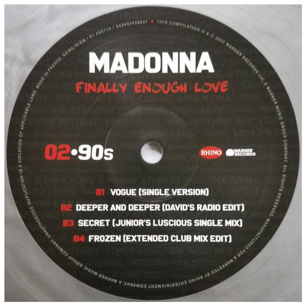 MADONNA - FINALLY ENOUGH LOVE 1S REMIXED (2LP) | VINILO