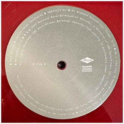POST MALONE - TWELVE CARAT TOOTHACHE (EXCLUSIVE OPAQUE RED VINYL) | VINILO