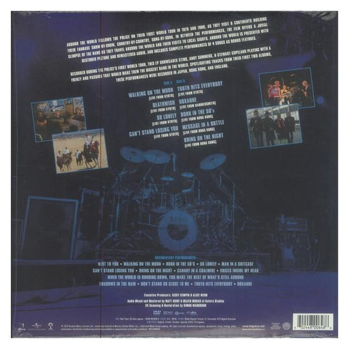 POLICE - AROUND THE WORLD (LP+DVD) (BLUE VINYL) (RESTORED & EXPANDED EDITION) | VINILO