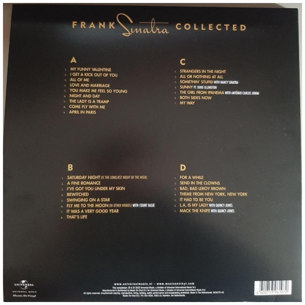 FRANK SINATRA - COLLECTED (2LP) | VINILO