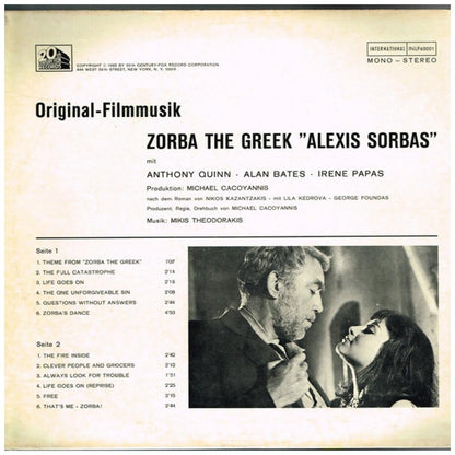 MIKIS THEODORAKIS - ZORBA THE GREEK - O.S.T. | VINILO USADO
