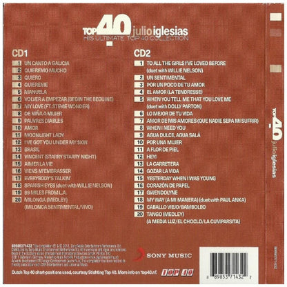 JULIO IGLESIAS - TOP 40 (2CD) | CD