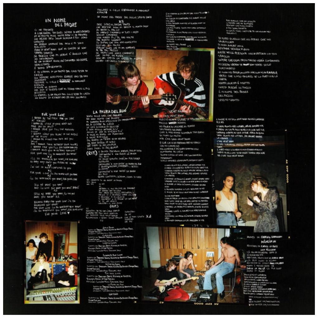 MANESKIN - TEATRO D´IRA - VOL. I. VINILE LIGHT ORANGE TRANSPARENT | VINILO