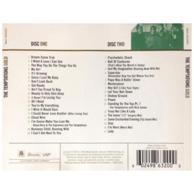 THE TEMPTATIONS - GOLD (2CD) | CD