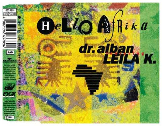 DR. ALBAN feat. LEILA K - HELLO AFRIKA | CD SINGLE USADO