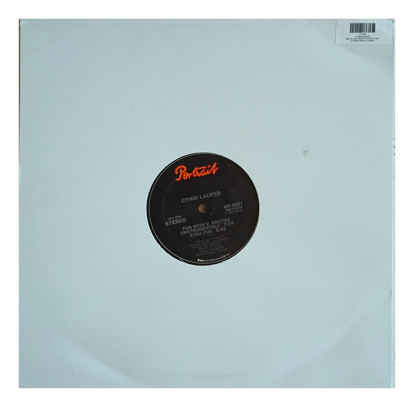 CYNDI LAUPER - GIRLS JUST WANT TO HAVE FUN | 12" MAXI SINGLE USADO