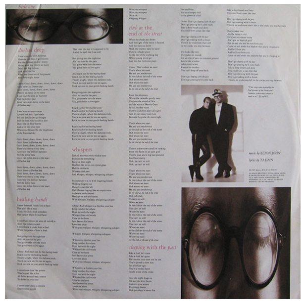 ELTON JOHN - SLEEPING WITH THE PAST | VINILO USADO