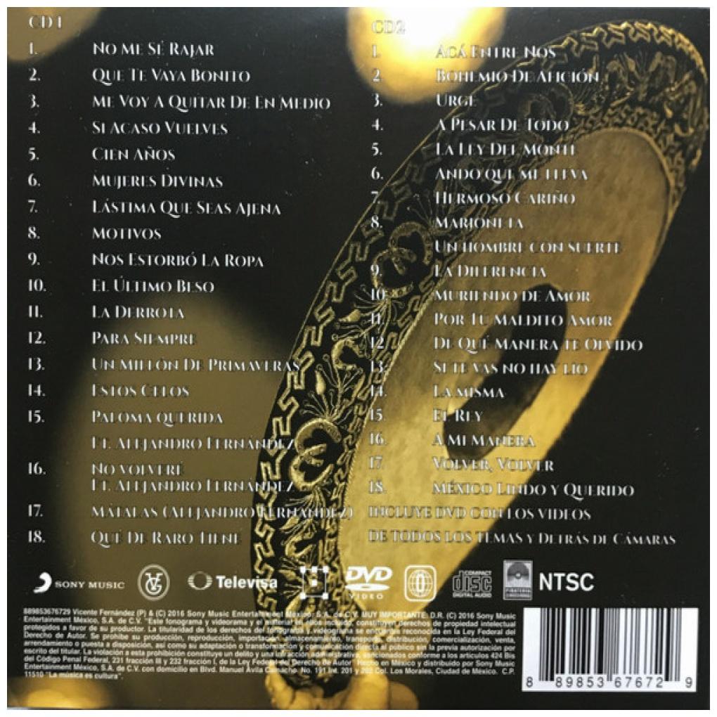 VICENTE FERNANDEZ - UN AZTECA EN EL AZTECA (2CD+DVD) | CD