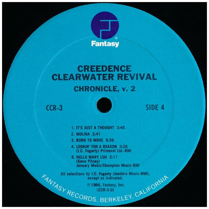 CREEDENCE CLEARWATER REVIVAL - CHRONICLE VOL. 2 (2LP) | 7" SINGLE USADO
