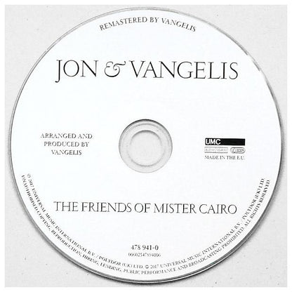 JON & VANGELIS - FRIENDS OF MISTER CAIRO | CD