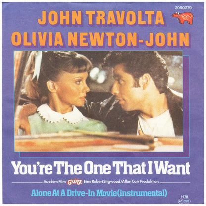 JOHN TRAVOLTA & OLIVIA NEWTON-JOHN - YOU'RE THE ONE THAT I WANT | 7" SINGLE USADO