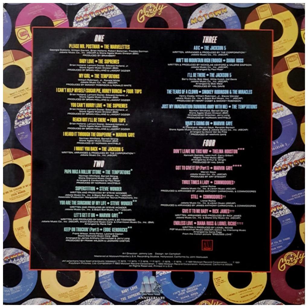 25 #1 HITS FROM 25 YEARS - MOTOWN: VARIOUS ARTIST (2LP) | VINILO USADO