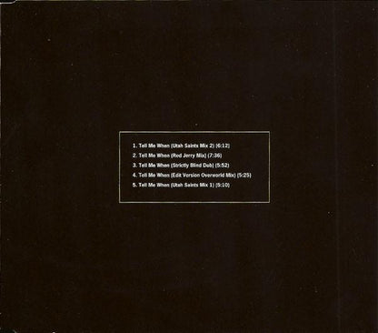 HUMAN LEAGUE - TELL ME WHEN | CD SINGLE USADO