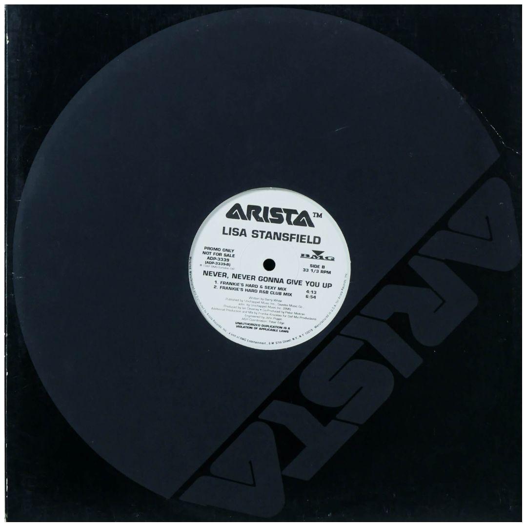 LISA STANSFIELD - NEVER NEVER GONNA GIVE YOU UP (PROMO) | 12" MAXI SINGLE USADO