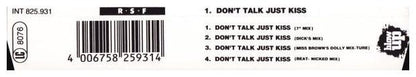 Right Said Fred - DON T TALK JUST KISS | CD SINGLE USADO