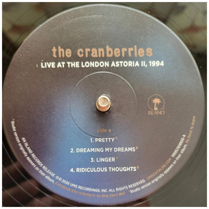 CRANBERRIES - LIVE AT THE LONDON ASTORIA II 1994 (2LP) | VINILO
