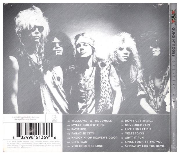 GUNS  N ROSES - GREATEST HITS (DIGIPACK) | CD
