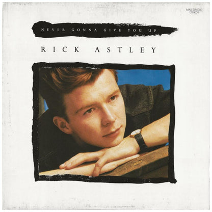 RICK ASTLEY - NEVER GONNA GIVE YOU | 12'' MAXI SINGLE USADO