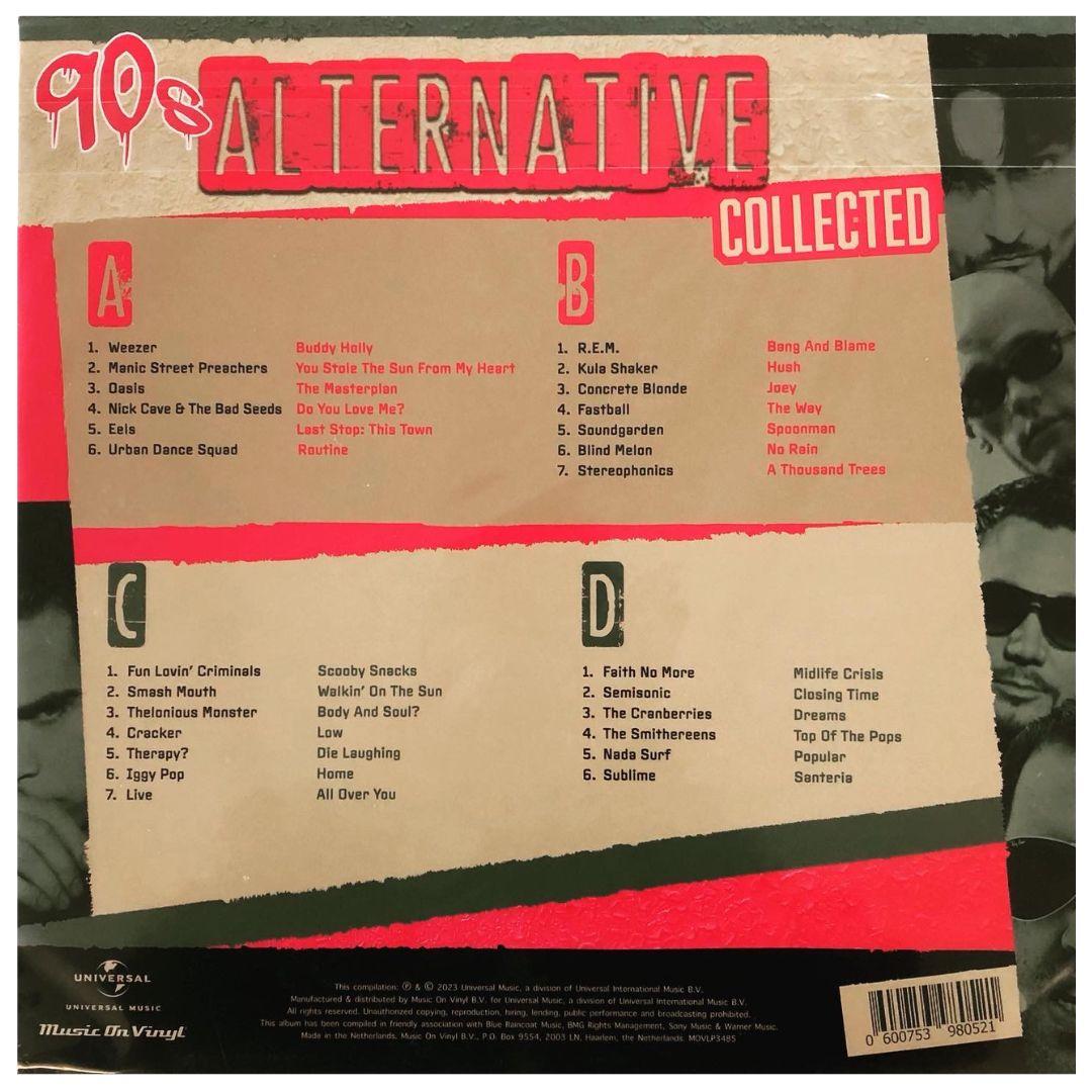 90 S ALTERNATIVE - COLLECTED (2LP)(MAGENTA VINYL) | VINILO