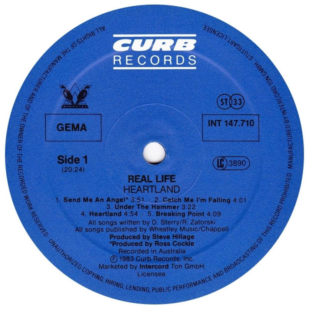 REAL LIFE - HEART LAND | VINILO USADO