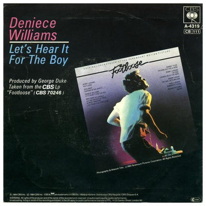 DENIECE WILLIAMS - LET S HEAR IT FOR THE BOY | 7   SINGLE VINILO USADO