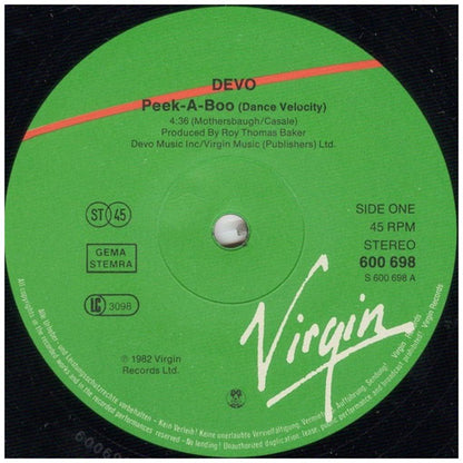 DEVO - PEEK-A-BOO! | 12'' MAXI SINGLE USADO