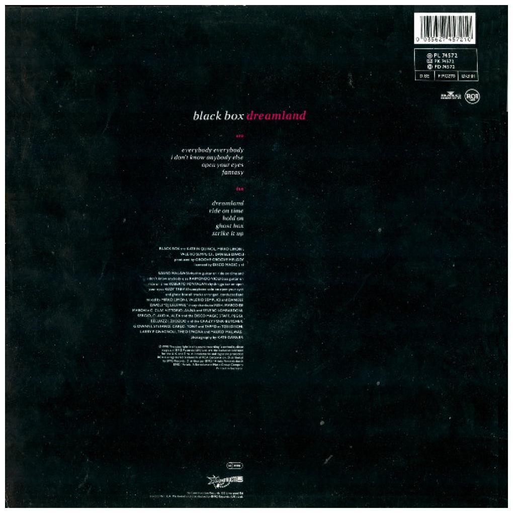 BLACK BOX - DREAMLAND | VINILO USADO