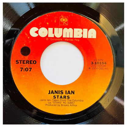 JANIS IAN - STARS/AT SEVENTEEN | 7" SINGLE VINILO USADO
